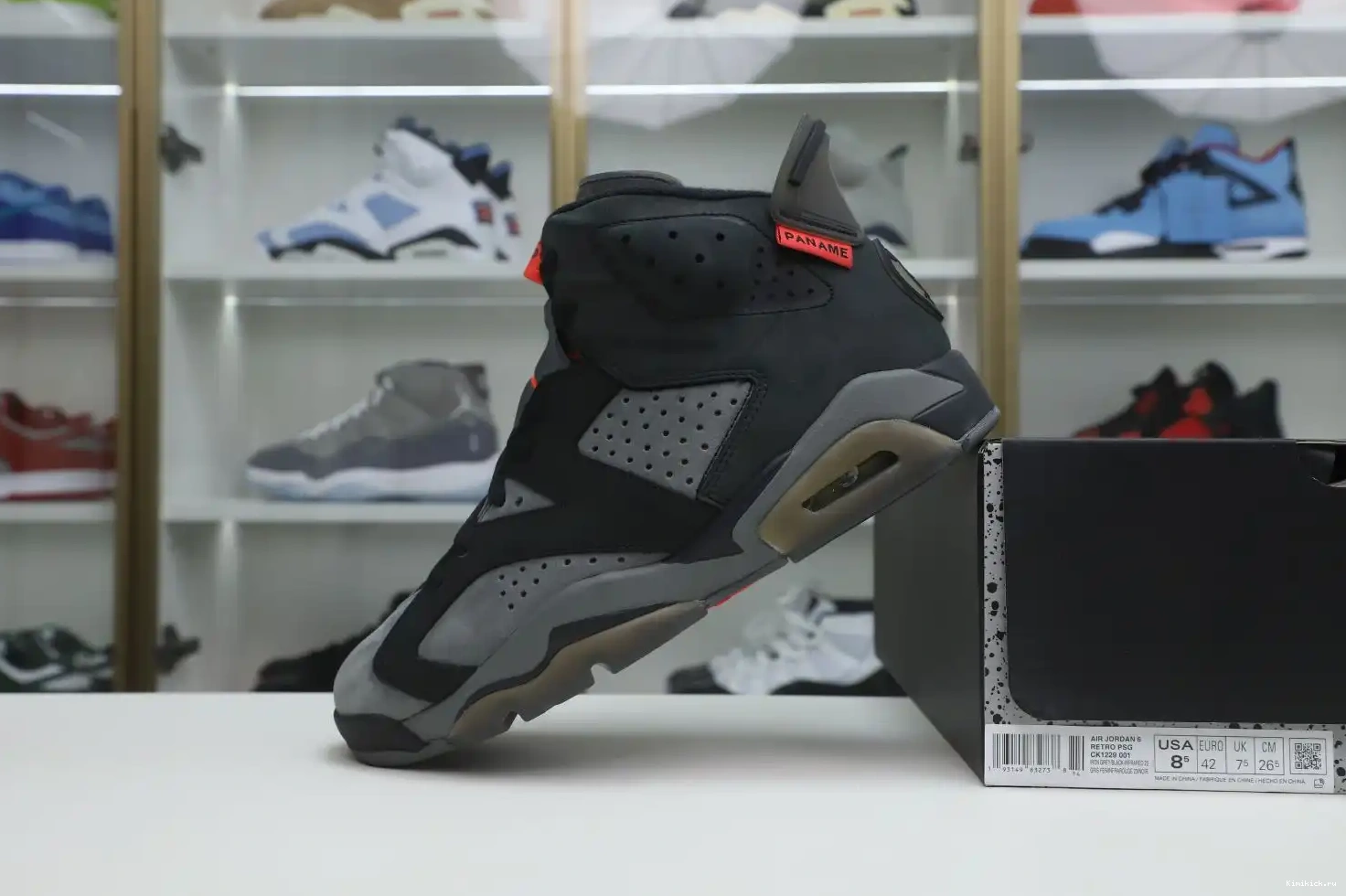 AIR 'IRON JORDAN X RETRO SAINT-GERMAIN GREY' PARIS Kimikick 6 0407
